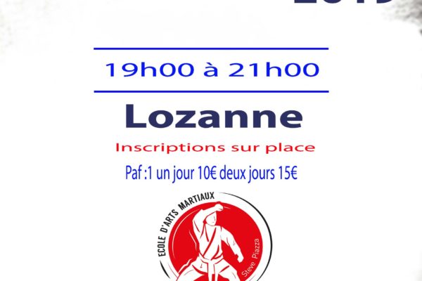 Stage Karaté 22 & 29 octobre 2019