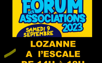 Forum des associations Lozanne 2023