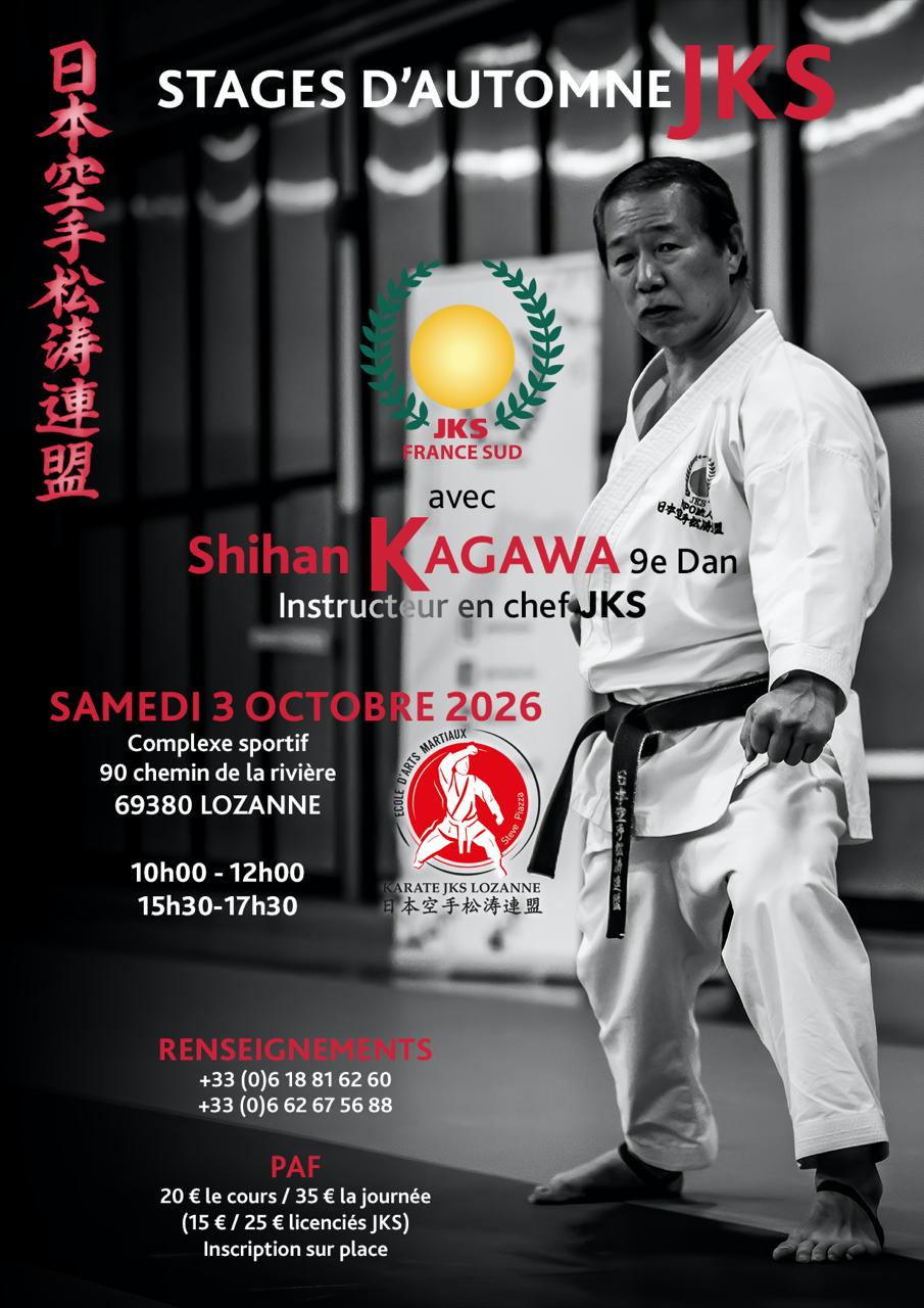 Stage Karaté Kagawa Lozanne 2026